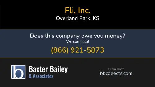 Fli, Inc. fliinc.net 12980 Metcalf Ave. Overland Park, KS DOT:2222050 MC:298002 1 (866) 291-3500 1 (913) 851-2247