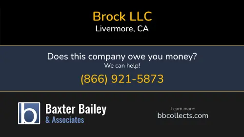 Brock LLC Brock Transportations LLC 7683 Southfront Road Suite 260 Livermore, CA DOT:2225871 MC:375005