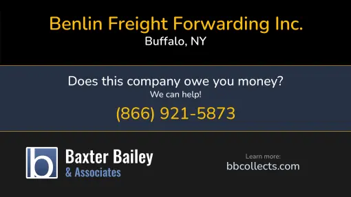Updated Profile & Contacts for Benlin Freight Forwarding Inc. dba: Benlin Brokerage. DOT: 2229432  MC: 435146.   Located in Buffalo, NY 14227 US. 