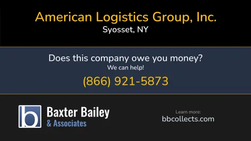 Updated Profile & Contacts for American Logistics Group, Inc.. DOT: 2263978  MC: 764581.   Located in Syosset, NY 11791 US. 