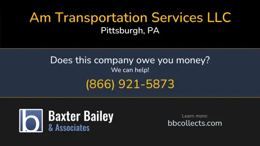 Updated Profile & Contacts for AM Transportation Services LLC. DOT: 3594176  MC: 1218483.   Located in Pittsburgh, PA 15275 US. 