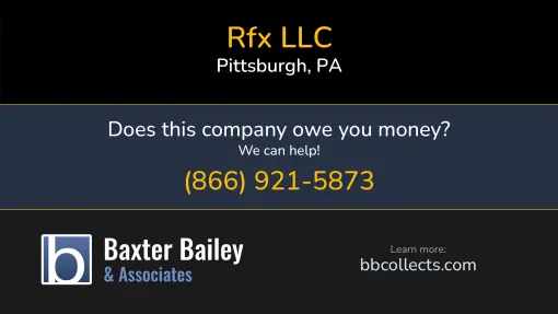 Updated Profile & Contacts for RFX LLC. DOT: 3814897  MC: 203507.   Located in Pittsburgh, PA 15275 US. 