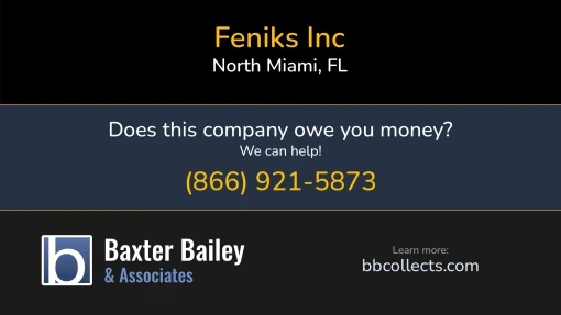 Updated Profile for Feniks Inc DOT: 3858048  MC: 1408471.   Located in North Miami, FL 33181 US. 1 (855) 855-2720